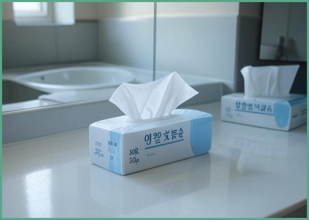 스카트 유리거울 이지앤퀵 청소티슈 30p