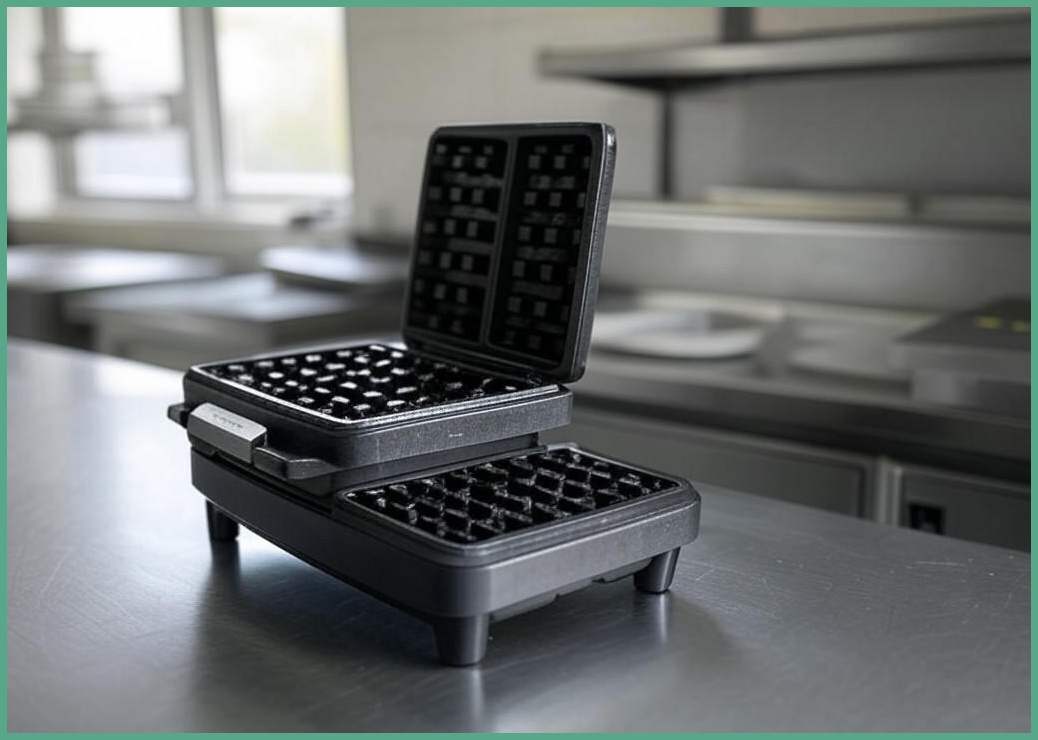 우리주방 [더블히팅] 업소용 와플기계 220V 아메리칸 전기 와플메이커, sz-wm1구