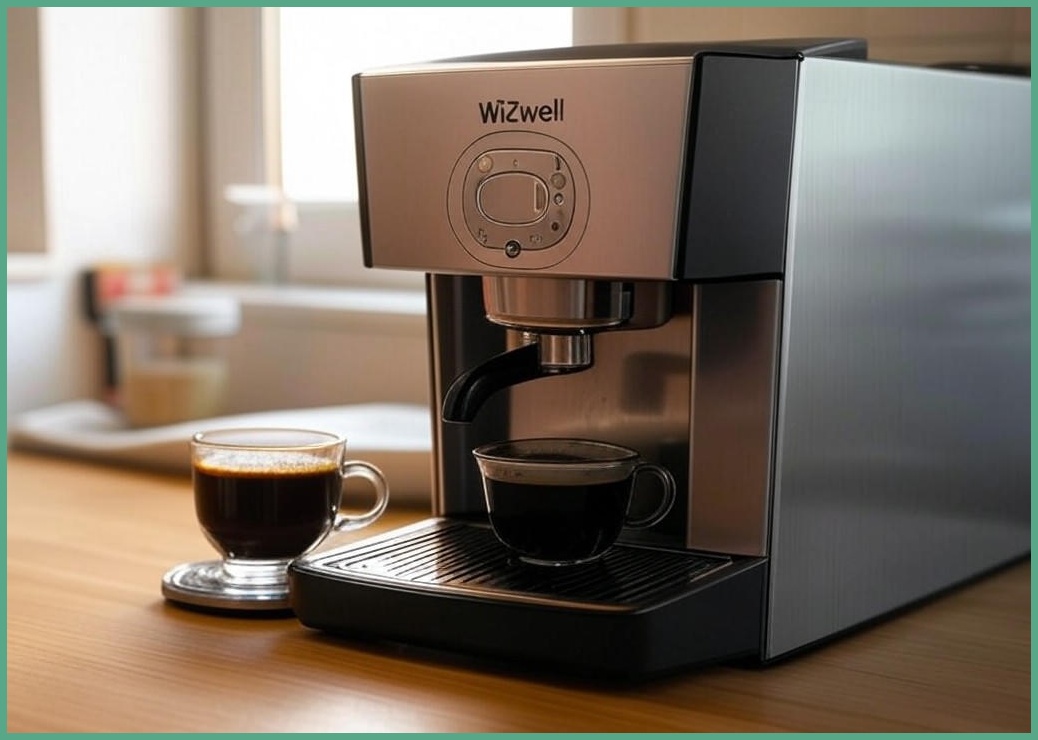 위즈웰 반자동 커피머신