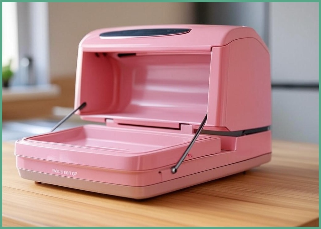 위즈웰 설레임 샌드위치 메이커 베이비 핑크, WSW-3520P