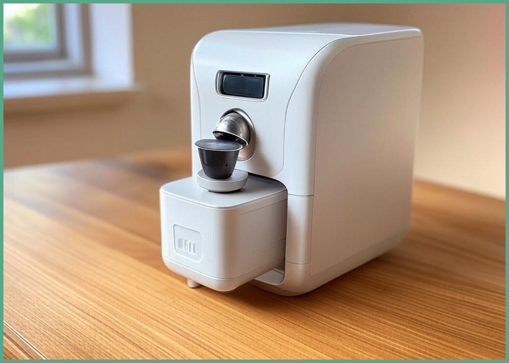젠프레소 휴대용 커피머신 에스프레소 캡슐 캠핑용 사무실용 가정용, 화이트, 1개