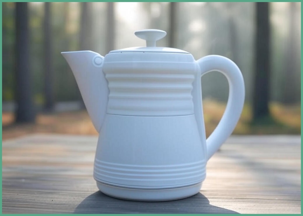 크루거 여행 휴대용 접이식 전기포트, KRK-0613FD 프리미엄 화이트