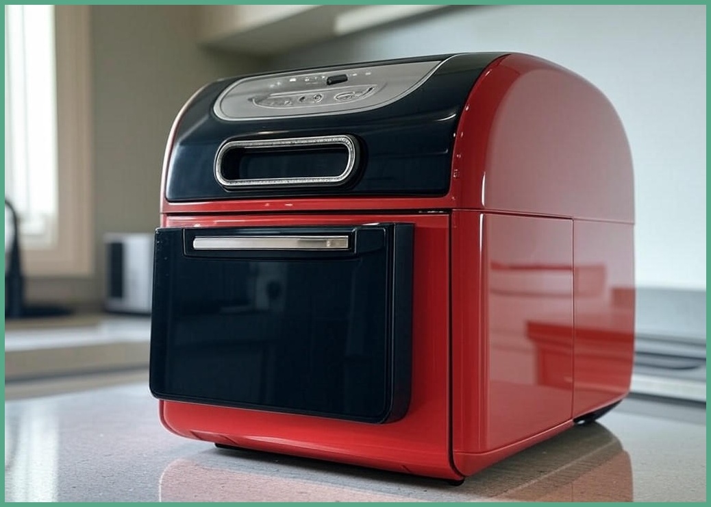 키친먼트 2024년형 레트로 오븐형 에어프라이어 대용량 18L